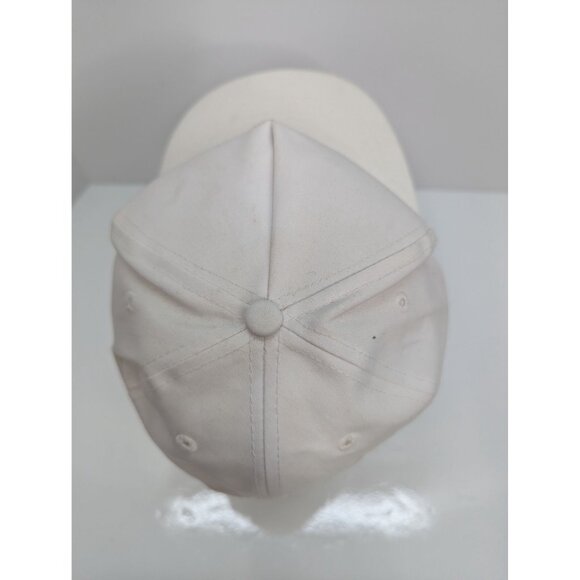 Vintage Seagrams 7 Baseball with 2 Bats Logo Men White Adj Snapback Cap Hat - Picture 7 of 9